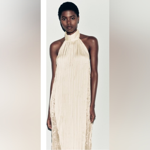 Zara Dresses & Skirts - Zara Long Pleated Dress